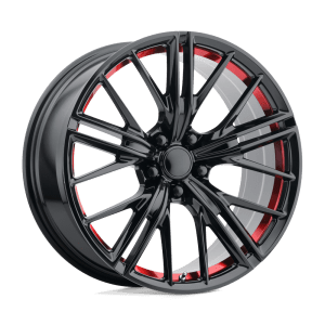 PERFORMANCE REPLICAS PR194RS 20X9 5X120 67 G-BLK RED-MACH 30