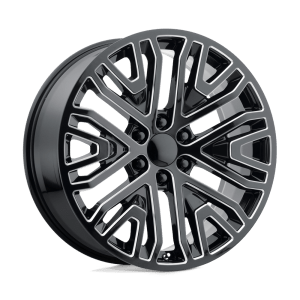 PERFORMANCE REPLICAS PR197 24X10 6X5.5 78 G-BLK MILL +31