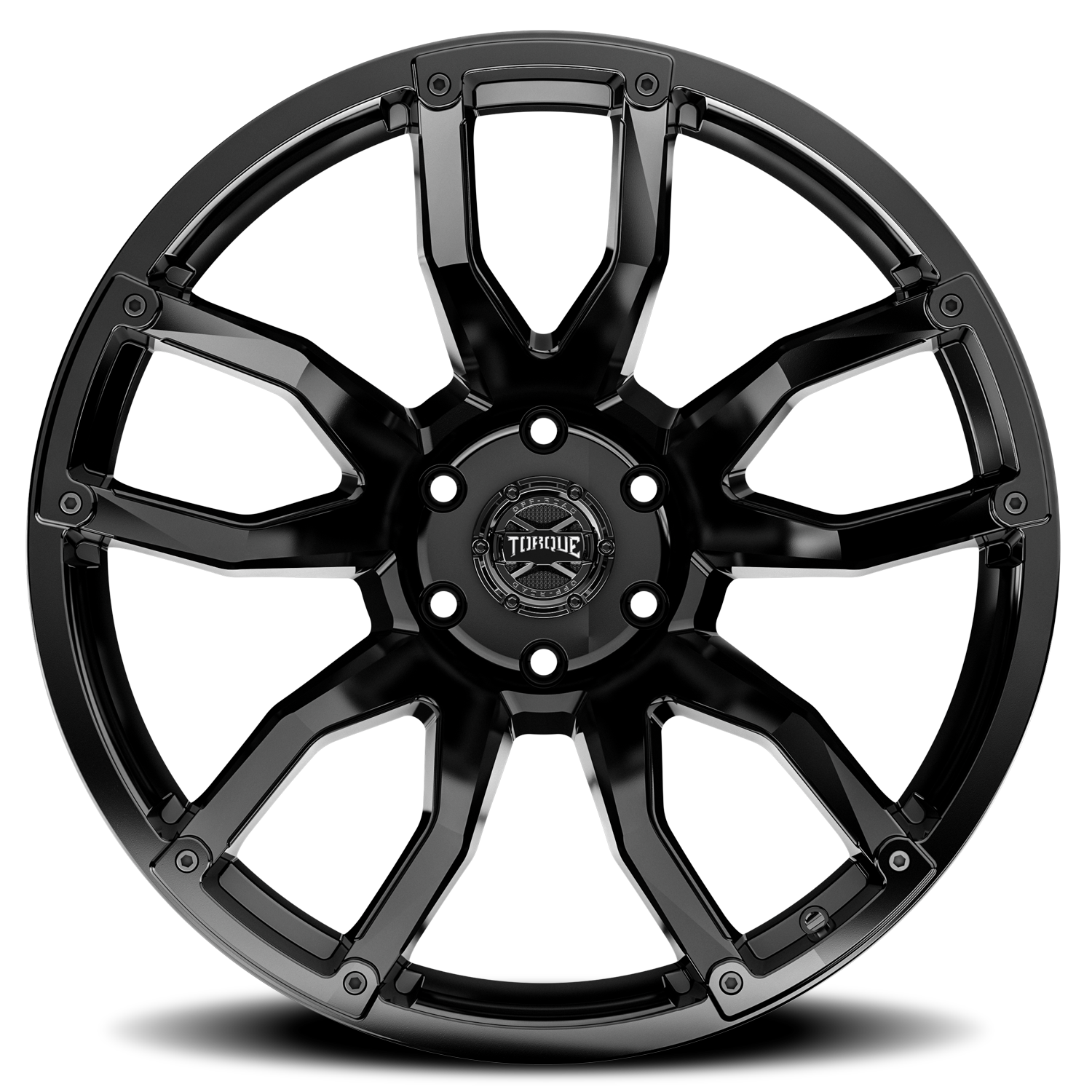 Torque Impact TW403C 22X11 8x180 -25 124.2 Gloss Black - Image 3