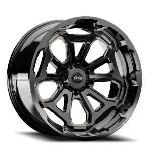 Torque Overdrive TW404C 22X11 6x139.7 -32 78.1 Gloss Black Milled Dark Tint