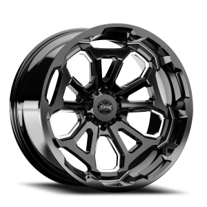 Torque Overdrive TW404C 22X11 6x139.7 -32 78.1 Gloss Black Machined Face