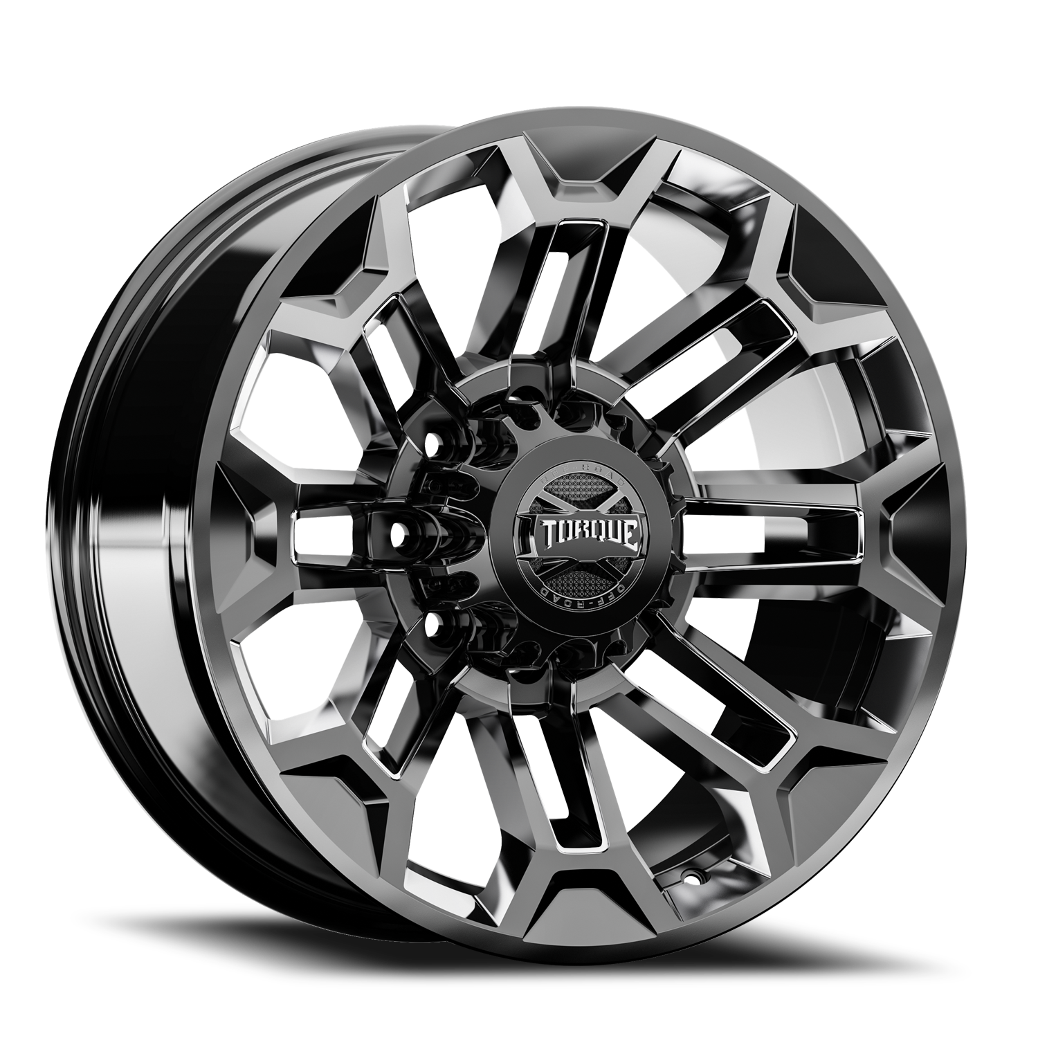 Torque Pulse TW405C 22X11 8x165.1 -25 121.5 Gloss Black Premium Milling
