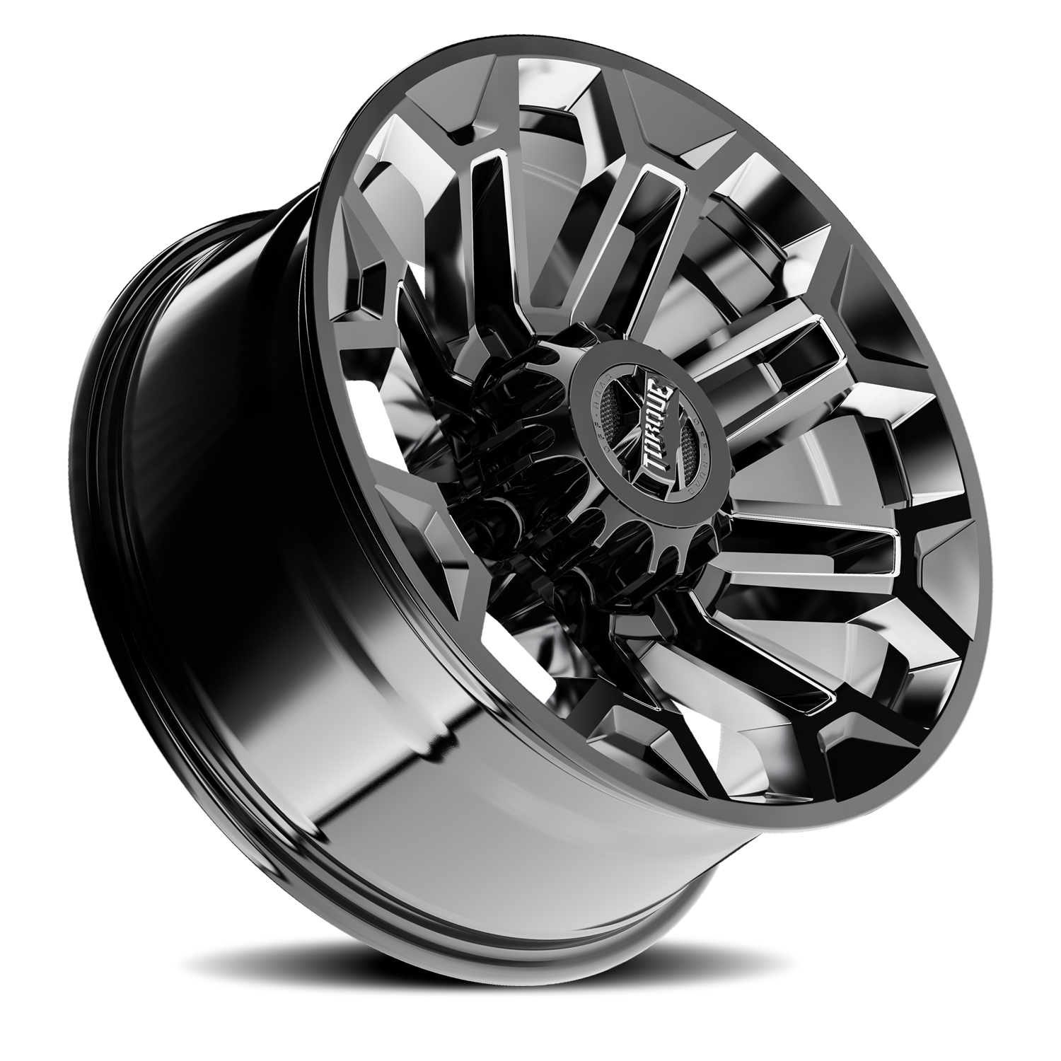 Torque Pulse TW405C 22X11 8x165.1 -25 121.5 Gloss Black Premium Milling - Image 2