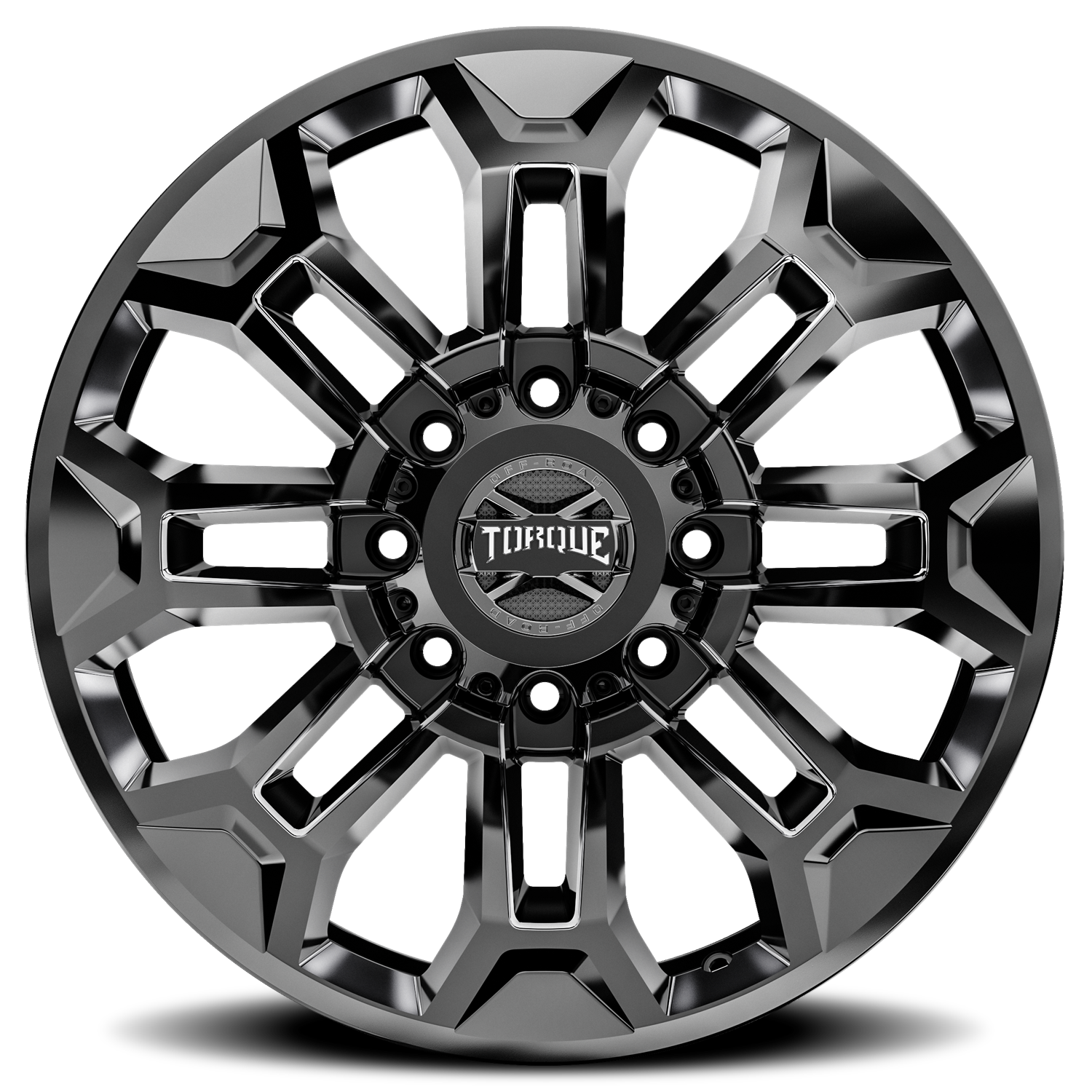 Torque Pulse TW405C 22X11 8x165.1 -25 121.5 Gloss Black Premium Milling - Image 3