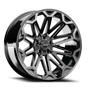 Torque Xcelerate TW406C 20X10 5x127 -18 71.5 Gloss Black Premium Milling