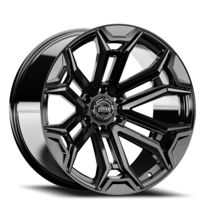 Torque Maverick TW415C 22X11 6x139.7 -32 78.1 Gloss Black Milled Dark Tint