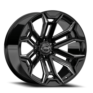 Torque Maverick TW415C 20X9 6x139.7 -12 78.1 Gloss Black Premium Milling
