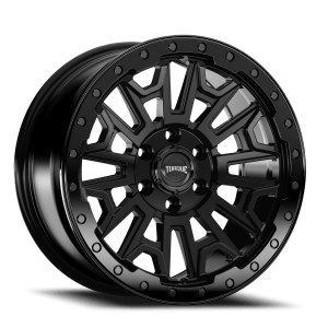 Torque Imogene TW502AF 18X8.5 6x130 29 83.9 Satin Black Gloss Black Lip