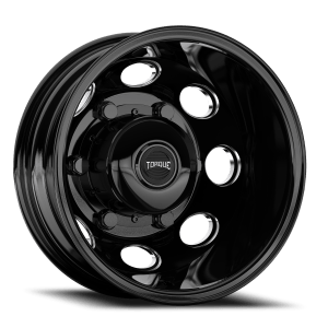 Torque Revolver TW512C 16X6 6x205 -130 161.1 Gloss Black Milled Spoke