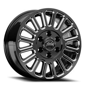 Torque Trek TW513C 16X7 6x130 50 84.1 Gloss Black Milled Spoke